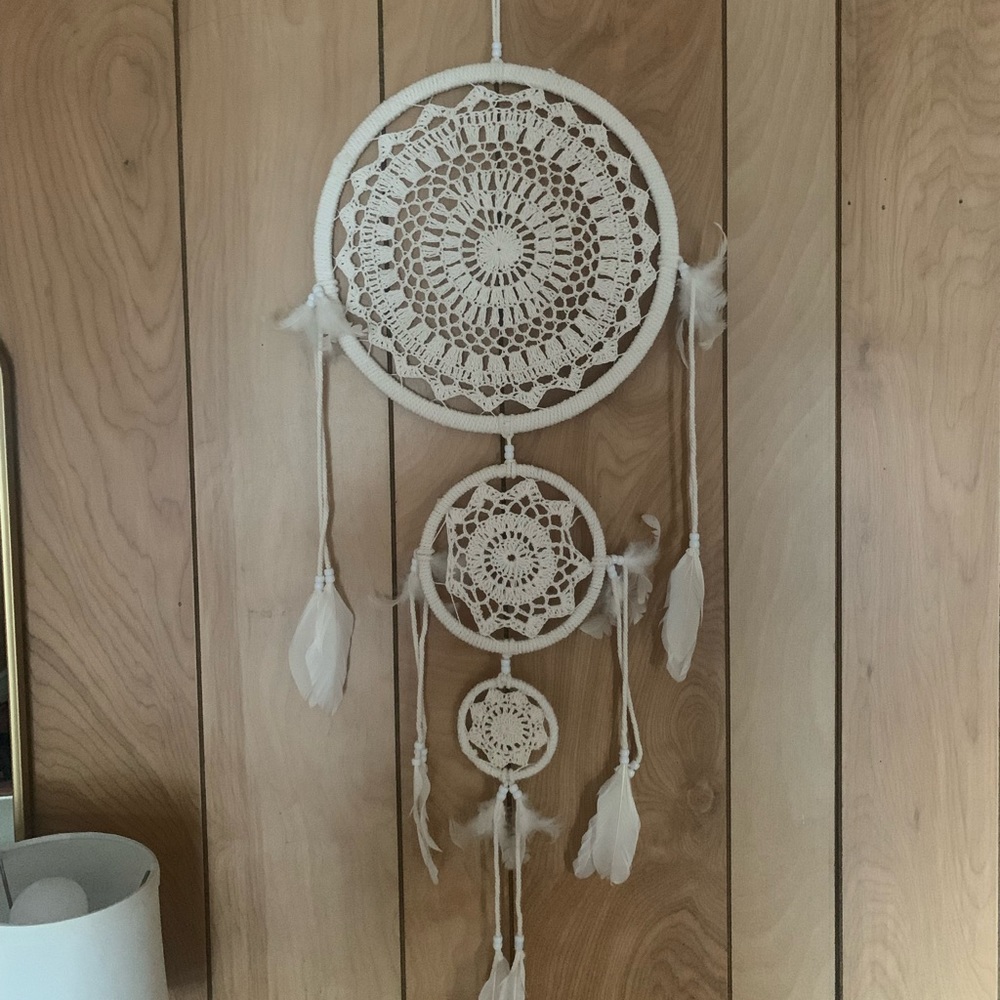 Macrame dream catcher wall hanging decor